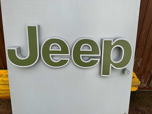 Reclamebord jeep - afbeelding 2 van  6
