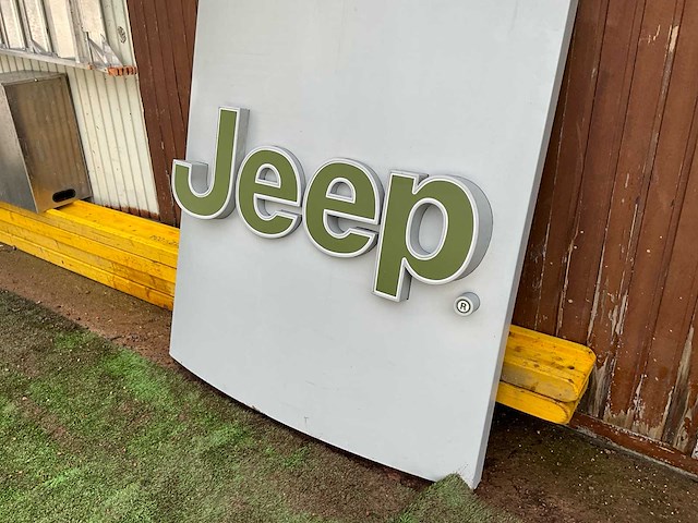 Reclamebord jeep - afbeelding 3 van  6