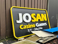 Reclamebord josan en alu frames - afbeelding 1 van  5