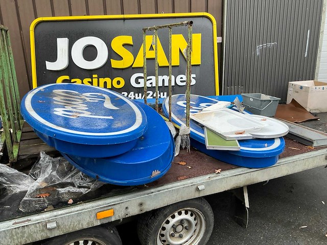 Reclamebord josan en alu frames - afbeelding 4 van  5