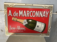 Reclamebord marconnay schuimwijn - afbeelding 1 van  1