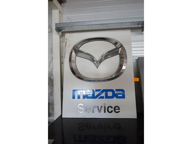 Reclamebord mazda service - afbeelding 1 van  3