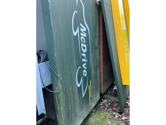 Reclamebord mcdonalds (2x) - afbeelding 5 van  6