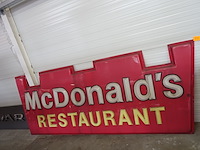 Reclamebord mcdonald's - afbeelding 1 van  5