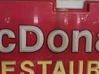 Reclamebord mcdonald's - afbeelding 3 van  5