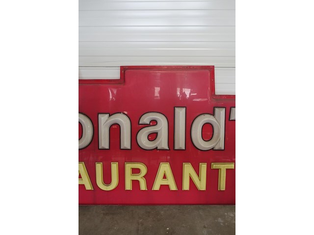 Reclamebord mcdonald's - afbeelding 4 van  5