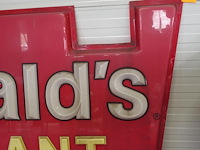 Reclamebord mcdonald's - afbeelding 5 van  5