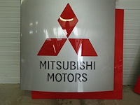 Reclamebord mitsubishi motors - afbeelding 1 van  3