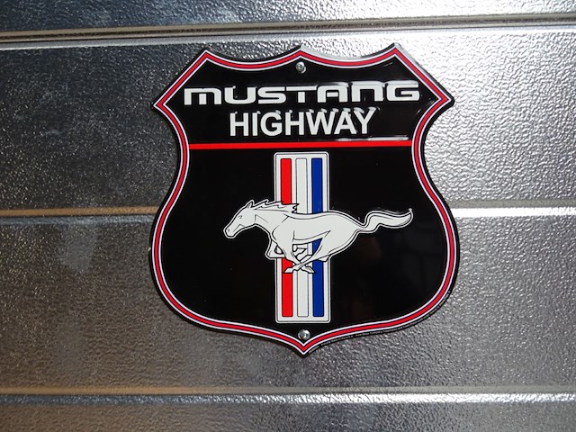 Reclamebord mustang - afbeelding 1 van  1