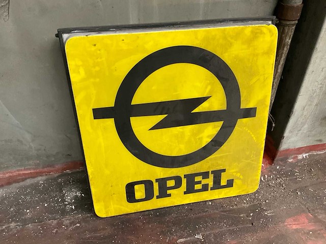 Reclamebord opel - afbeelding 1 van  1