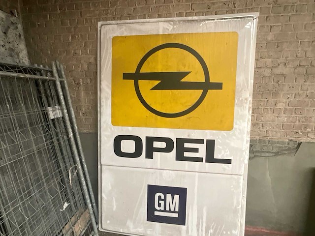 Reclamebord opel - afbeelding 1 van  1