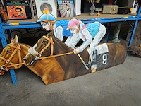 Reclamebord paardenrace - afbeelding 1 van  6