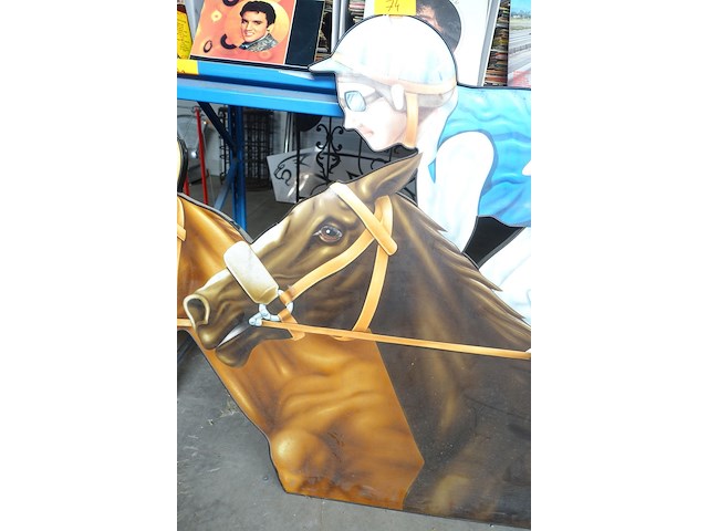 Reclamebord paardenrace - afbeelding 3 van  6