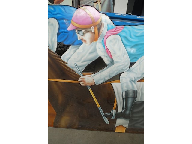 Reclamebord paardenrace - afbeelding 4 van  6