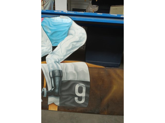 Reclamebord paardenrace - afbeelding 5 van  6