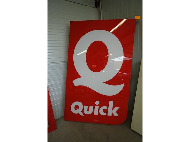 Reclamebord quick - afbeelding 1 van  2