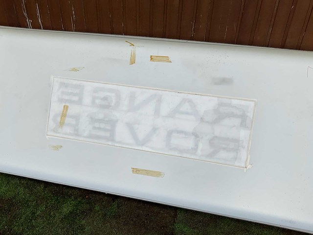 Reclamebord range rover - afbeelding 4 van  5