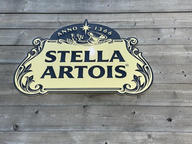 Reclamebord stella artois - afbeelding 1 van  1