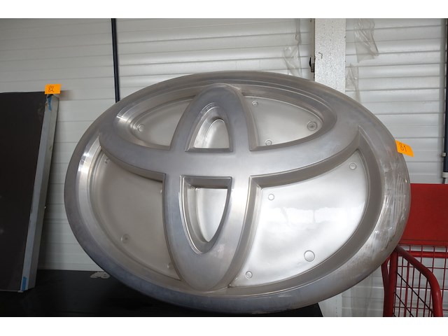 Reclamebord toyota - afbeelding 1 van  3