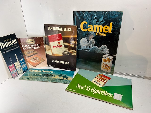 Reclameborden rookartikelen 10 items - afbeelding 3 van  3