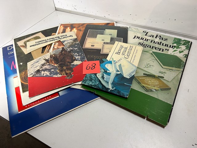 Reclameborden rookartikelen 10 items - afbeelding 1 van  4