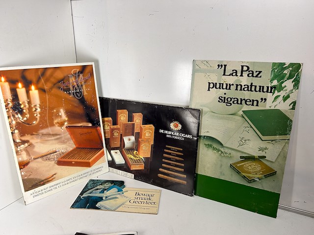 Reclameborden rookartikelen 10 items - afbeelding 2 van  4