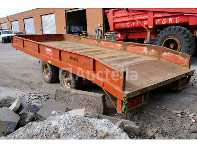 Record rpe7 flatbed landbouwtrailer (vin: 13099) - afbeelding 6 van  17