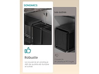 Recyclebak, uitschuifbare uitschuifbare keukenbak, 2 x 20 l bakken (x2) - afbeelding 6 van  7