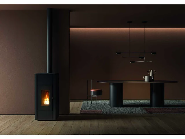 Red - ren air 6 - zwart - pellet stove - afbeelding 2 van  2