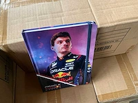 Red bull racing max verstappen schrift hardcover notebook a5 (120x) - afbeelding 6 van  7