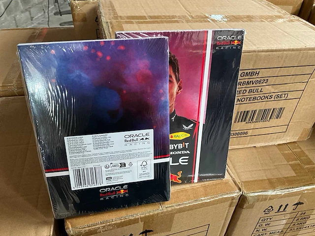 Red bull racing max verstappen schrift set van 3 stuks (120x) - afbeelding 3 van  4