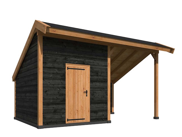 Red class wood kapschuur basisset malmö 546x413x327cm - afbeelding 3 van  4