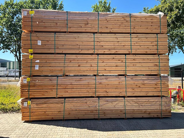 Red class wood vuren ligger 5000x140x65mm (70x) (nieuw) - afbeelding 1 van  1