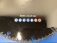 Red k706 diamantzaagblad - ø230 x 22.23mm - afbeelding 5 van  9