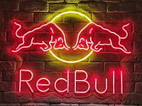 Redbull - neon - 56 x 36 cm. - afbeelding 2 van  3