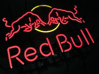 Redbull - neon - 56 x 36 cm. - afbeelding 3 van  3