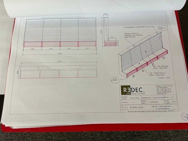 Redec wand presentatie meubel - afbeelding 4 van  13