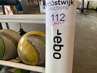 Reebok medicine ball met rek 12x ball krachtstation - afbeelding 2 van  3