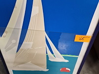 Reeks kaders met foto's en schilderijen, thema 'zee' en 'garnaalvissers' - afbeelding 3 van  21