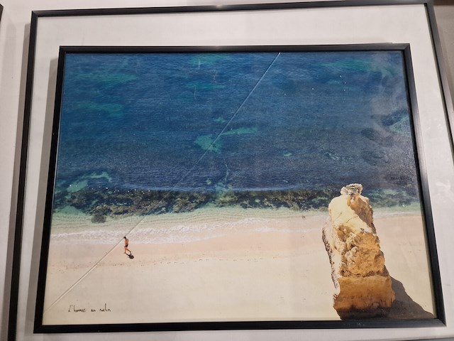 Reeks kaders met foto's en schilderijen, thema 'zee' en 'garnaalvissers' - afbeelding 5 van  21