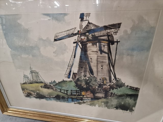 Reeks kaders met foto's en schilderijen, thema 'zee' en 'garnaalvissers' - afbeelding 11 van  21