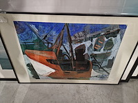 Reeks kaders met foto's en schilderijen, thema 'zee' en 'garnaalvissers' - afbeelding 16 van  21