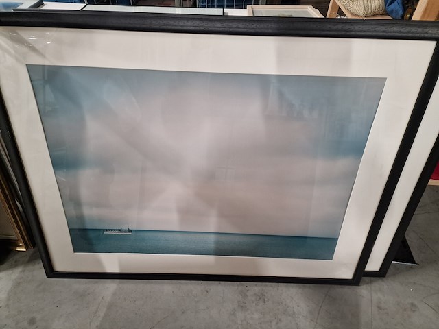 Reeks kaders met foto's en schilderijen, thema 'zee' en 'garnaalvissers' - afbeelding 17 van  21