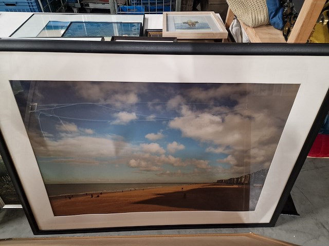 Reeks kaders met foto's en schilderijen, thema 'zee' en 'garnaalvissers' - afbeelding 18 van  21