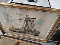 Reeks kaders met foto's en schilderijen, thema 'zee' en 'garnaalvissers' - afbeelding 21 van  21