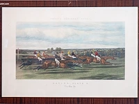 Reeks van 3 antieke engelse paardenren-gravures... - afbeelding 3 van  3