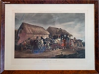 Reeks van 6 antieke engelse kleurengravures - afbeelding 2 van  8