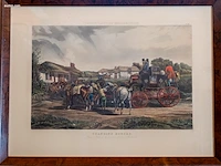 Reeks van 6 antieke engelse kleurengravures - afbeelding 3 van  8