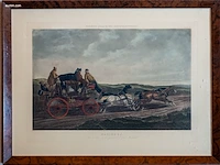 Reeks van 6 antieke engelse kleurengravures - afbeelding 5 van  8