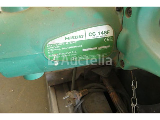 Ref: 72588-73562-73613 - 3 hitachi hikoki metalen kettingzagen - afbeelding 7 van  14